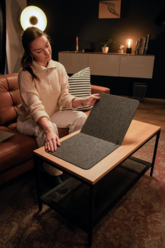 Durable Sous-main de bureau EFFECT en feutre PET recyclé