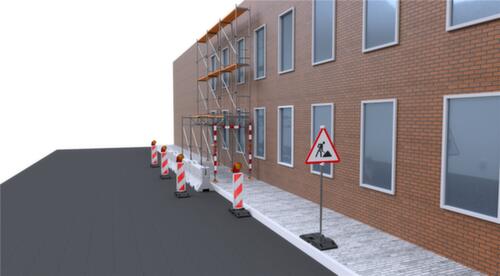 Schake Beacon, hauteur x largeur 1330 x 315 mm