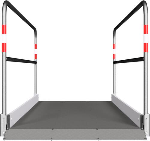 Schake Passerelle piétons avec plateforme en aluminium, longueur x largeur 2700 x 1000 mm