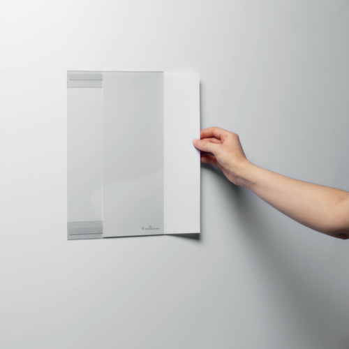 Durable Support d'information, DIN A4, face arrière avec bandes autocollantes