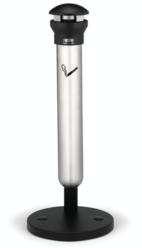 Rubbermaid Cendrier colonne, gris noir