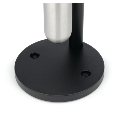 Rubbermaid Cendrier colonne, gris noir