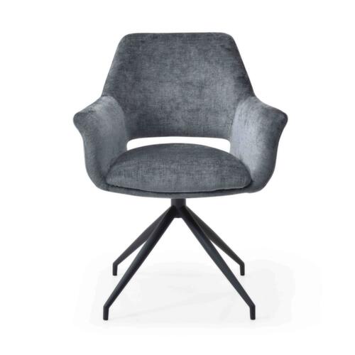 Bisley Siège visiteur Easy Meet G 749 avec accoudoirs, assise tissu (100 % polyester), slate