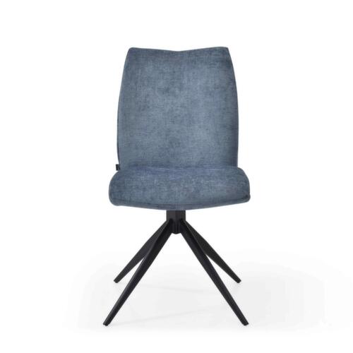 Bisley Siège visiteur Easy Meet F 739 avec dossier capitonné, assise tissu (100 % polyester), bleu Oxford