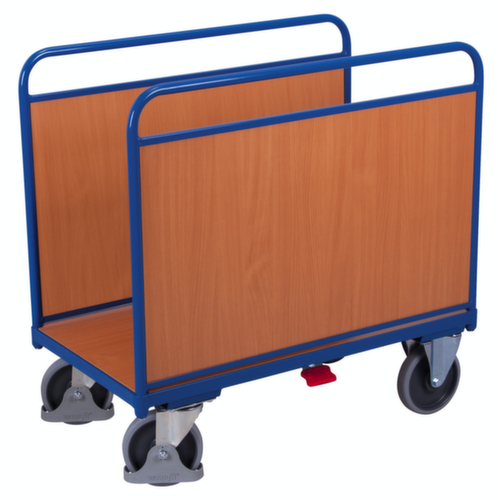 VARIOfit Chariot à ridelles longitudinales, force 500 kg, plateau longueur x largeur 1060 x 660 mm