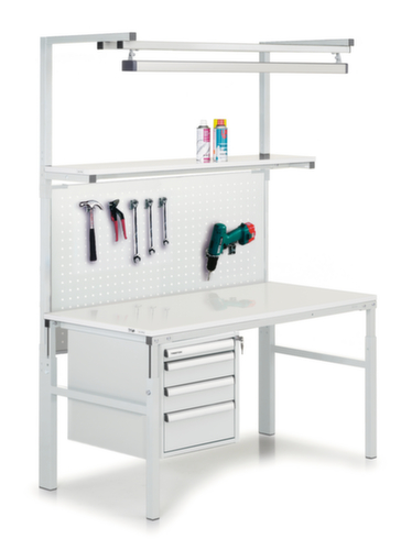 Treston Plaque perforée pour table de travail, hauteur 750 mm