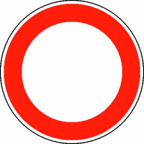 Panneau d'interdiction SafetyMarking® selon le Code de la route