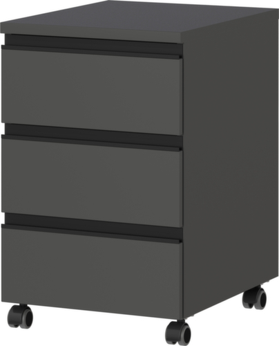 Caisson mobile 4039, 3 tiroir(s), graphite/graphite