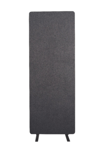LUXOR Cloison de table insonorisante RECLAIM, hauteur x largeur 1680 x 600 mm, paroi gris ardoise