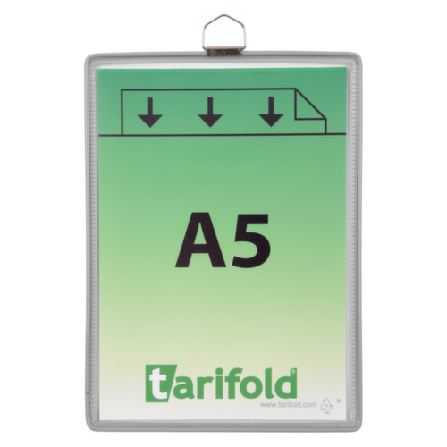 tarifold Pochette pour brochure suspendue, DIN A5, fixation avec œillet métallique