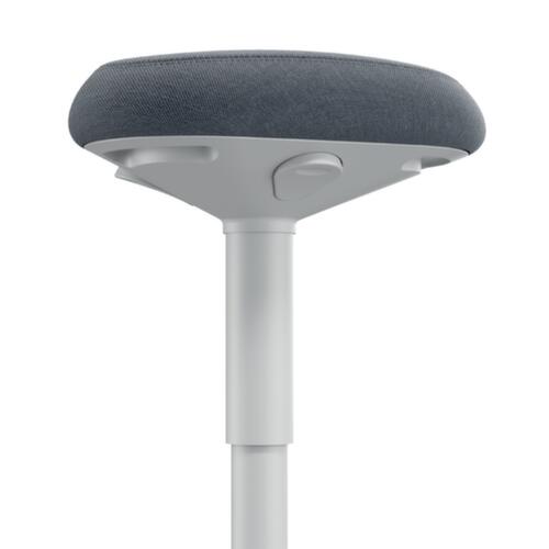 Leitz tabouret assis-debout Ergo Active, assise gris, partie inférieure du pied antidérapante