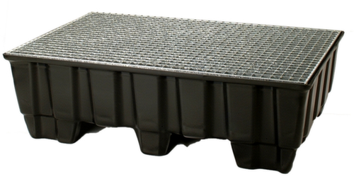 Bac de rétention PE pour fûts de 2x200 litres