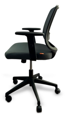 UDOBÄR chaise de bureau pivotante Shield avec mécanisme de basculement, dossier maille avec support, gris