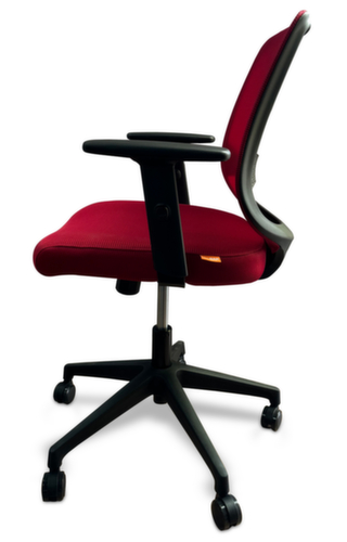 UDOBÄR chaise de bureau pivotante Shield avec mécanisme de basculement, dossier maille avec support, rouge