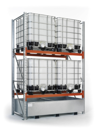 META Rayonnage à palettes MULTIPAL pour 27 palettes, largeur 8440 mm, 3 niveaux de stockage