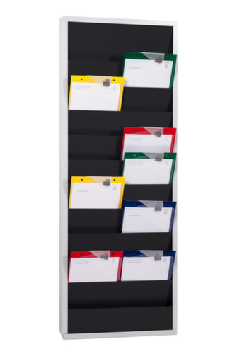 EICHNER Tableau de planification avec rails, noir