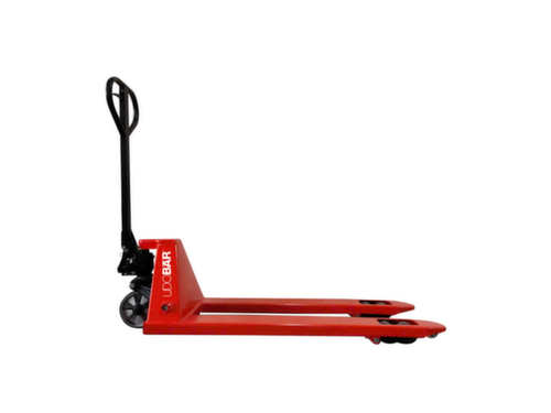 UDOBÄR Transpalette, 2500 kg force, polyuréthane/nylon