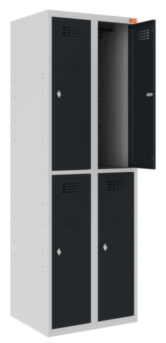 UDOBÄR Armoire vestiaire à deux niveaux