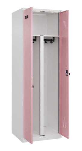 C+P Armoire vestiaire pour EPI Evolo PLUS pour une séparation en noir et blanc, largeur de compartiment 300 mm