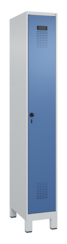 C+P Armoire vestiaire Evolo PLUS pour une séparation en noir et blanc, largeur de compartiment 300 mm