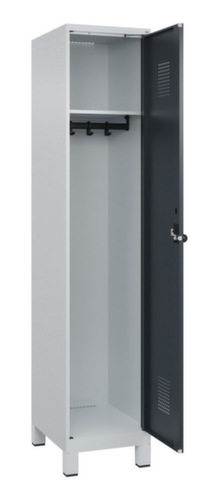 C+P Armoire vestiaire Evolo PLUS, largeur de compartiment 400 mm