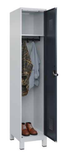 C+P Armoire vestiaire Evolo PLUS, largeur de compartiment 400 mm