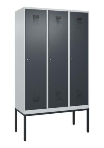 C+P Armoire vestiaire Evolo PLUS, largeur de compartiment 400 mm
