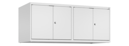 rehausse d'armoire avec double compartiment