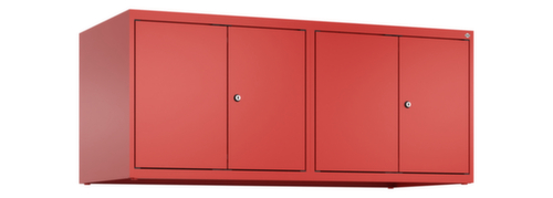 rehausse d'armoire avec double compartiment