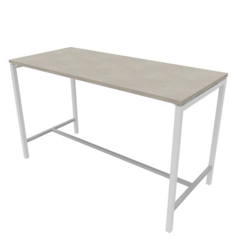 Quadrifoglio Table haute Creo pour conférences, hauteur x largeur x profondeur 1070 x 1800 x 800 mm, panneau béton