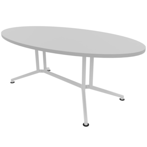 Quadrifoglio Table de conférence X2, largeur x profondeur 2400 x 1100 mm