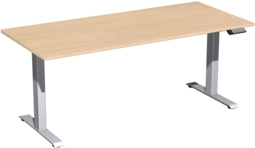 Gera bureau à hauteur réglable électriquement Elevate Basic avec piètement en T