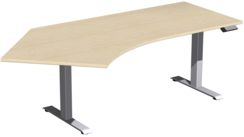 Gera Avec régl. él. de la hauteur bureau d'angle Elevate Basic