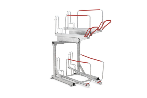 WSM Range-vélos à deux niveaux BikeHub Economy