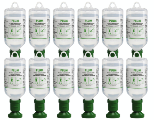 B-Safety Flacon lave-yeux BR 314 005, 12 x 500 ml solution saline
