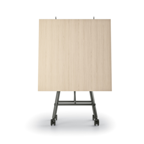 Quadrifoglio Table pliante Serenity, hauteur x largeur x profondeur 750 x 2400 x 1200 mm, panneau gris