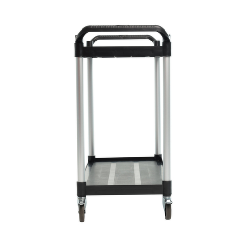 UDOBÄR Chariot à étagères plastique 793x510 mm, force 180 kg, 2 plateaux