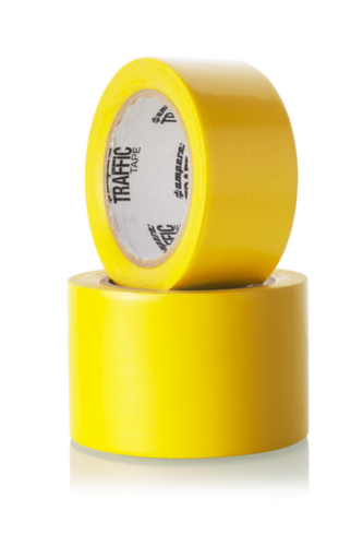 a.m.p.e.r.e. Ruban de marquage au sol TRAFFIC Tape Standard, jaune