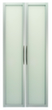 Porte à double battant Terra Nova pour rayonnage de bureau, hauteur x largeur 1880 x 800 mm