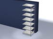 hofe Panneau d'extension pour le rayonnage sans vis, hauteur x largeur x profondeur 3000 x 1010 x 835 mm, 7 tablettes