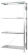 SCHULTE rayonnage à tablettes neutre en carbone Green, hauteur x largeur x profondeur 2000 x 1000 x 600 mm, 4 tablettes