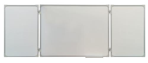 Franken Tableau blanc avec 2 ailes, hauteur x largeur 600 x 900 mm