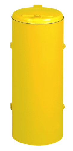VAR Collecteur de déchets Kompakt Junior mit Einflügeltür, 120 l, RAL1023 jaune signalisation  L