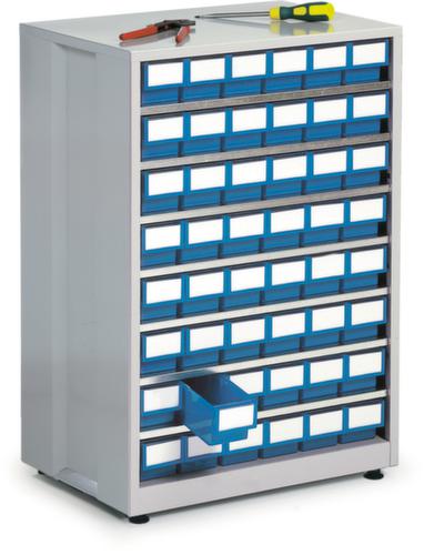 Treston Grand bloc tiroirs, 48 tiroir(s), RAL7035 gris clair/bleu  L