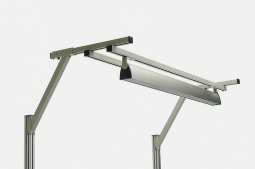 Treston Châssis supérieur pour outils et lampes pour table de travail, largeur 1800 mm  L