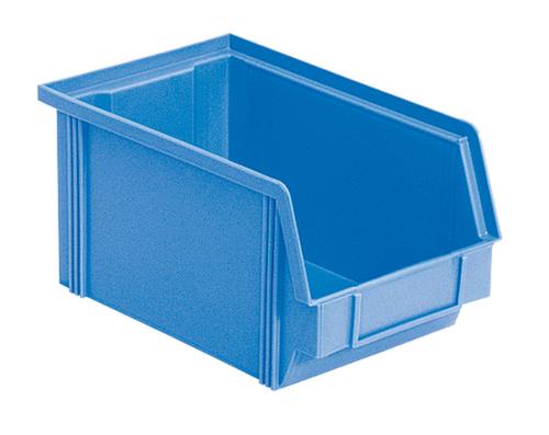 Bac à bec empilable Classic avec grande poignée encastrée, bleu, profondeur 230 mm  L