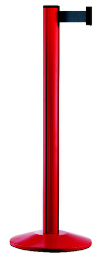 Système de guidage des personnes Classic avec 1 sangle et montants, longueur de la courroie 2,3 m, montant rouge