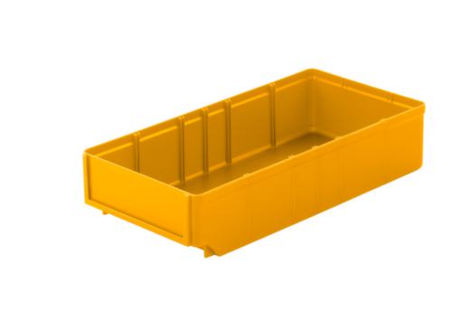 bac compartimentable, grande surface d’inscription, jaune, profondeur 400 mm  L