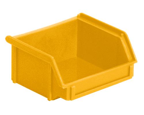 Bac à bec empilable Classic avec grande poignée encastrée, jaune, profondeur 95 mm  L