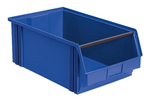 Bac à bec empilable Classic avec grande poignée encastrée, bleu, profondeur 510 mm  L